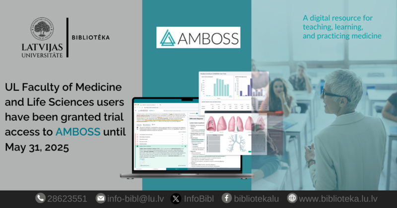 Five-month trial access to the AMBOSS medical knowledge platform